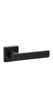 Ручки дверные FOSIL SQ AL6 черный матовый, арт.010694185 SYSTEM